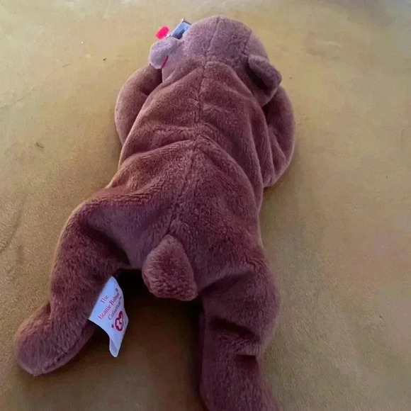 Cubbie The Bear - TY Beanie Baby Original  (1993) Style 4010 - Picture 3 of 3